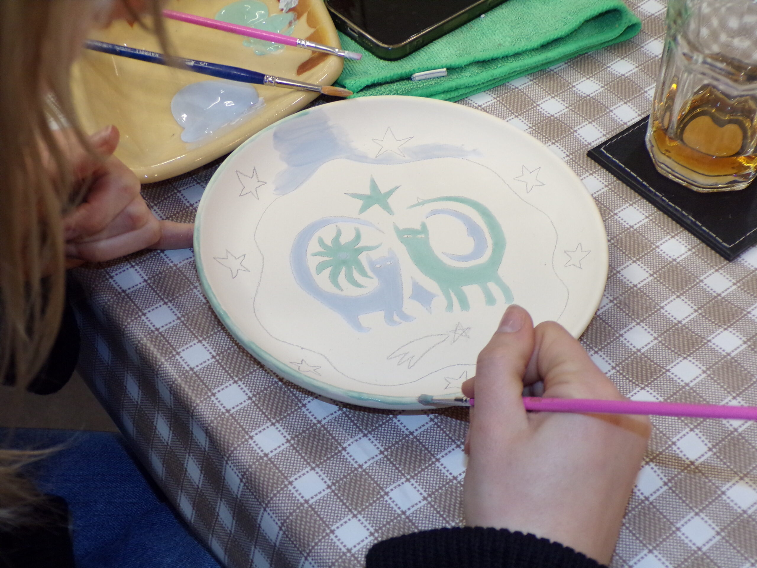 peinture sur céramique